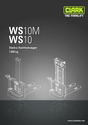 Walkie stapelaars Clark WS 10 M