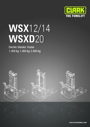 Walkie stapelaars Clark WSXD 20