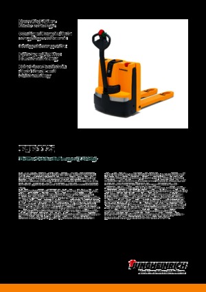 Meelooppallettruck Jungheinrich EJE 112i