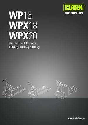 Meelooppallettruck Clark WP 15