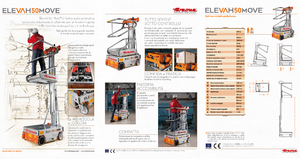 Enkele mast verticale hoogwerkers Faraone Elevah 50 Move