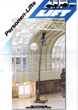 Enkele mast verticale hoogwerkers ALP-Lift PHC 650