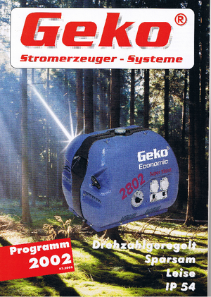 Benzine Generatoren Geko ® 7002 ED-AA/HHBA*