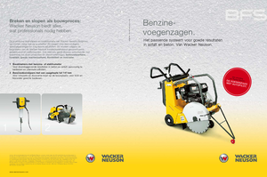 Vloerzagen Wacker BFS 1345 AB