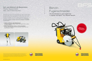 Vloerzagen Wacker BFS 1350 ALS