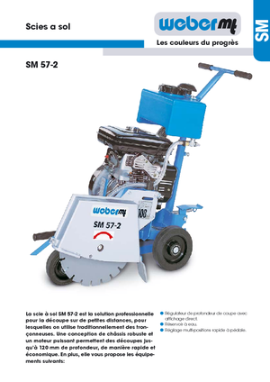 Vloerzagen weber mt SM 57-2