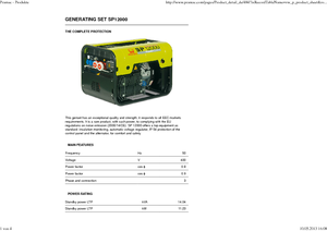 Benzine Generatoren PRAMAC Lifter SP 12000