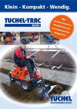 Gasoline Multifunctionele gemeentevoertuigen Tuchel Mini H8