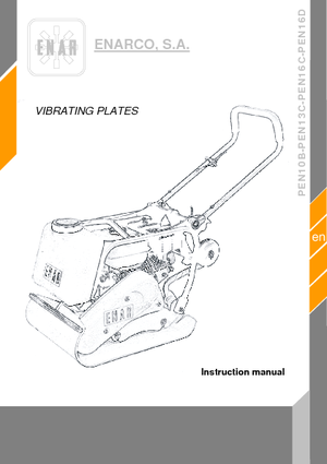 Eenrichtings Trilplaten Enar PEN 13 C