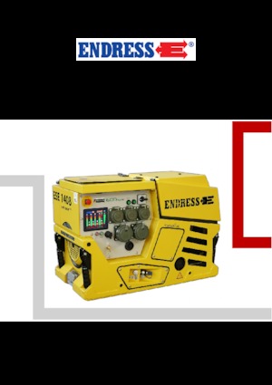 Benzine Generatoren Endress ESE 1408 DBG ES DIN Super Silent Plus