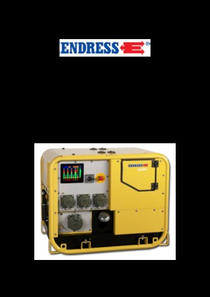 Benzine Generatoren Endress ESE 607 DBG ES DIN Super Silent