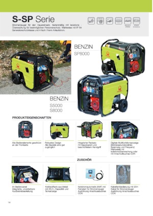 Benzine Generatoren PRAMAC Lifter SP 8000