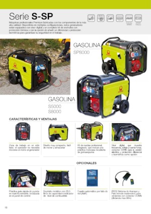 Benzine Generatoren PRAMAC Lifter SP 8000