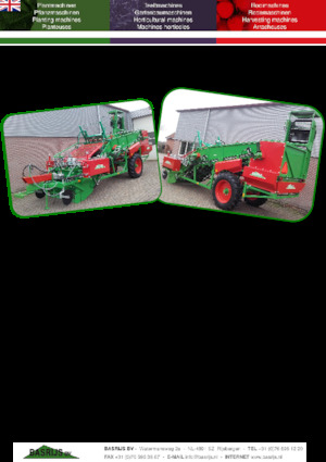 Oogstmachines Basrijs Plant harvester medium large BRP/ML