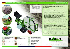 plantmachines Basrijs Deepplantelement solid and rubber disc 100 cm