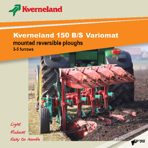 Ploegen Kverneland 150 S 100