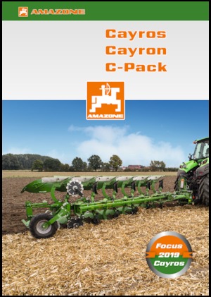 Ploegen Amazone Cayros XM 3-1050 S