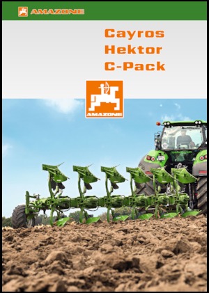 Ploegen Amazone Cayros XM 3-1050 S