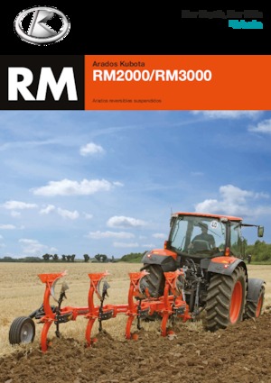 Ploegen Kubota RM 2000 V-85 