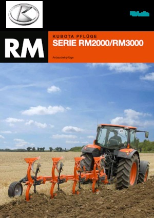 Ploegen Kubota RM 2000 V-85 