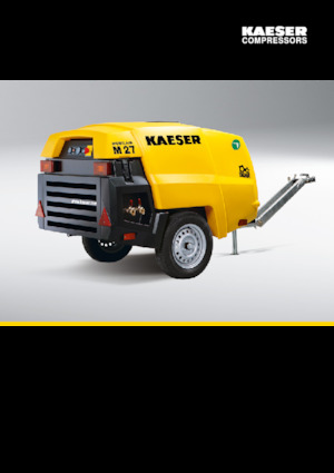 Mobiele Perslucht Compressors - diesel, elektrisch, benzine Kaeser Mobilair M 27 PE G 6,5 kVA