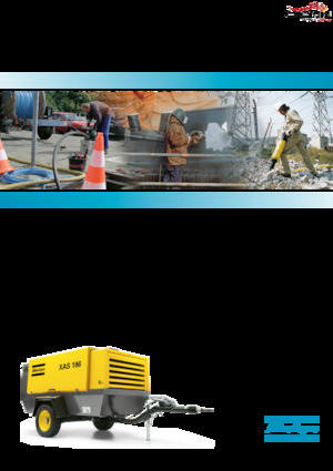 Mobiele Perslucht Compressors - diesel, elektrisch, benzine Atlas Copco XAHS 186 Dd