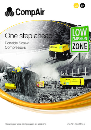 Mobiele Perslucht Compressors - diesel, elektrisch, benzine CompAir C260TS-10