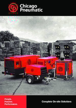 Mobiele Perslucht Compressors - diesel, elektrisch, benzine Chicago Pneumatic CPS 2-12 