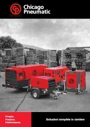 Mobiele Perslucht Compressors - diesel, elektrisch, benzine Chicago Pneumatic CPS 2-12 