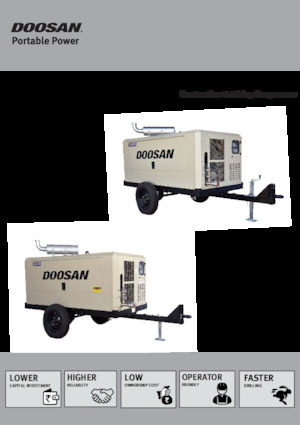 Mobiele Perslucht Compressors - diesel, elektrisch, benzine Doosan VHP675