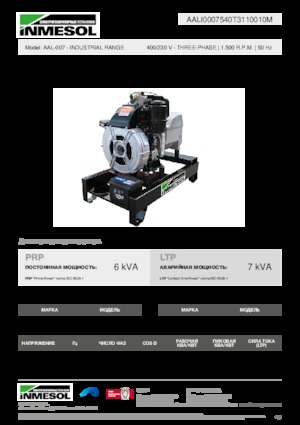 Diesel Generatoren INMESOL AAL-007