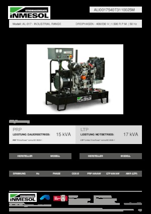 Diesel Generatoren INMESOL AL-017