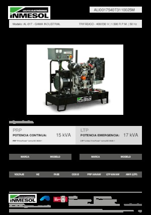 Diesel Generatoren INMESOL AL-017