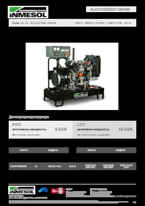 Diesel Generatoren INMESOL AL-10