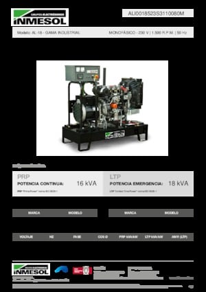 Diesel Generatoren INMESOL AL-18