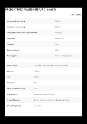 Diesel Generatoren Caterpillar C18-850