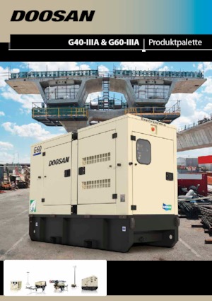Diesel Generatoren Doosan G80-IIIA 