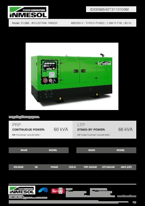 Diesel Generatoren INMESOL ID-066
