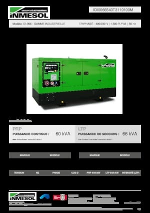 Diesel Generatoren INMESOL ID-066