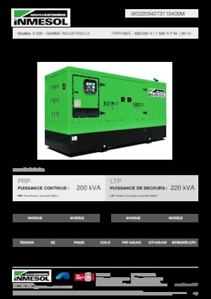 Diesel Generatoren INMESOL II-220