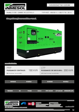 Diesel Generatoren INMESOL IV-200