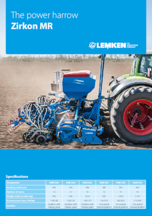 Rotorkopeggen Lemken Zirkon XMR/300