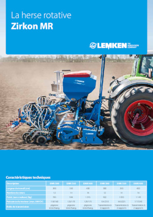 Rotorkopeggen Lemken Zirkon XMR/300