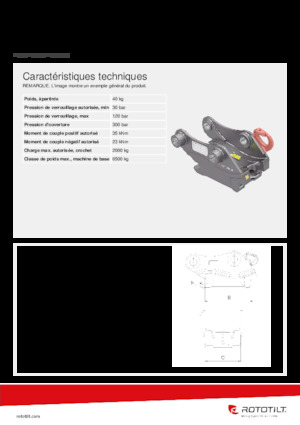 Snelwissels Rototilt® S40 