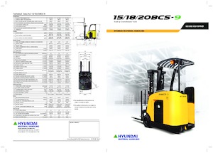 Reachtrucks Hyundai 20 BCS-9