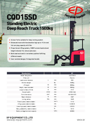 Reachtrucks EP CQD15SD