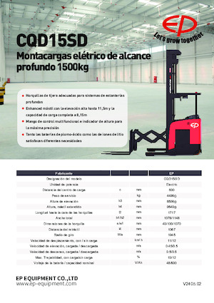 Reachtrucks EP CQD15SD