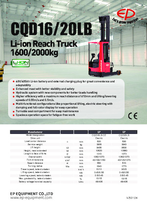 Reachtrucks EP CQD20LB