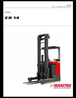 Reachtrucks Manitou ER 14
