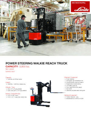Reachtrucks Linde ML14ASX